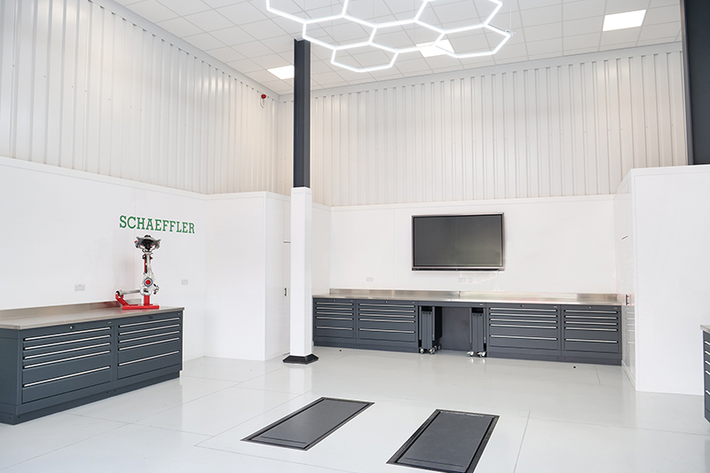 Schaeffler holds first event at training facility