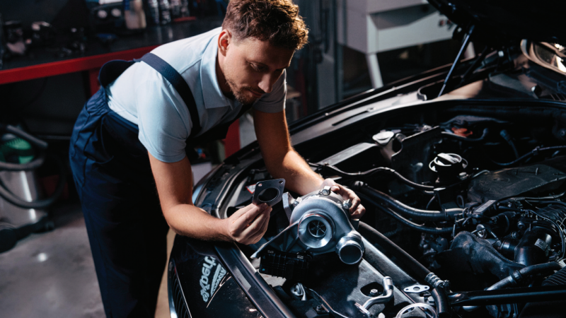 Step-by-step turbocharger replacement