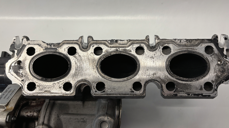 What caused coolant leak after turbo installation?