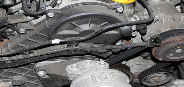timing belt on a Vauxhall Astra H