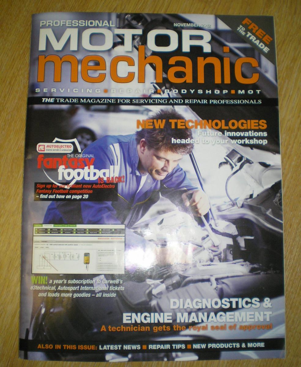 PMM November issue - available NOW! - Professional Motor Mechanic