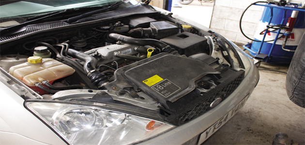 cabin air filter on a Ford Focus