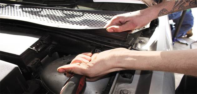 cabin air filter on a Ford Focus