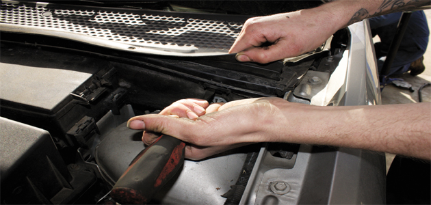 cabin air filter on a Ford Focus